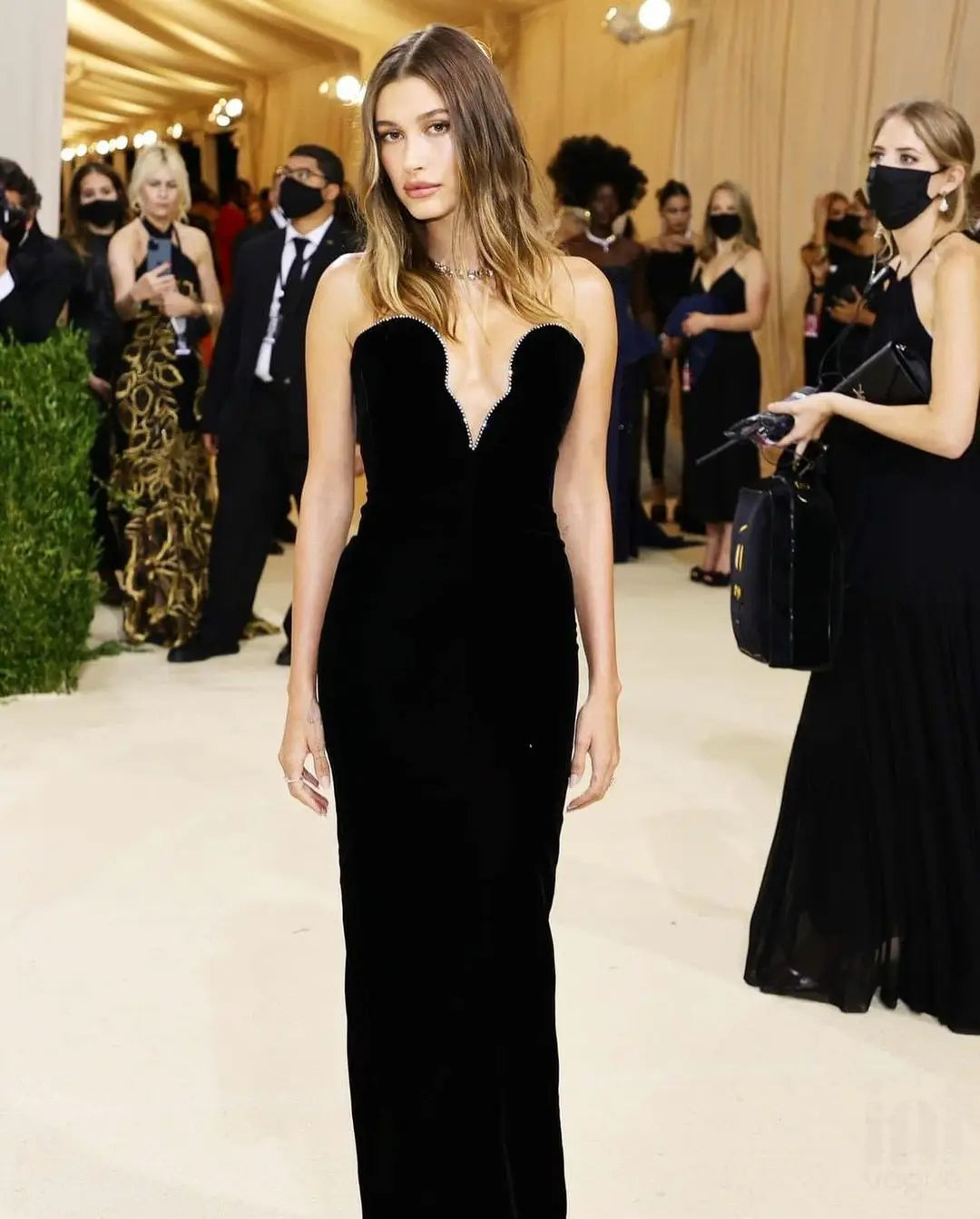 Celebrity Red Carpet Dress Black Color Women Sexy Strapless Bodycon Long Dress Rayon Bandage Elegant Evening Party Outfit