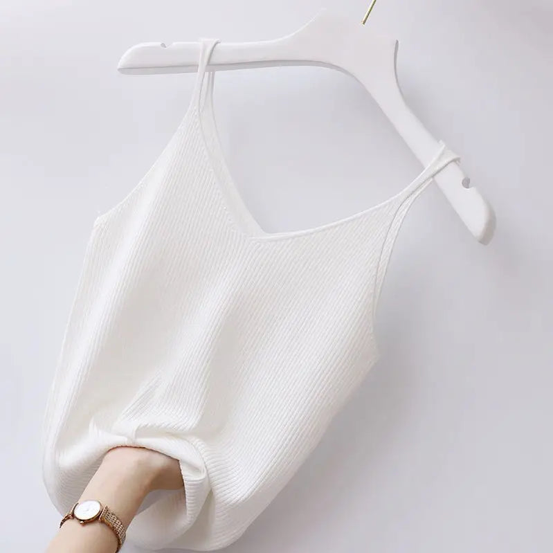 Autumn/Winter New Fashion Hooded Knit Sweater Dress Two Piece Suit Women's Korean Elegant Cardigan Strap Skirt Matching Set Only Vest
