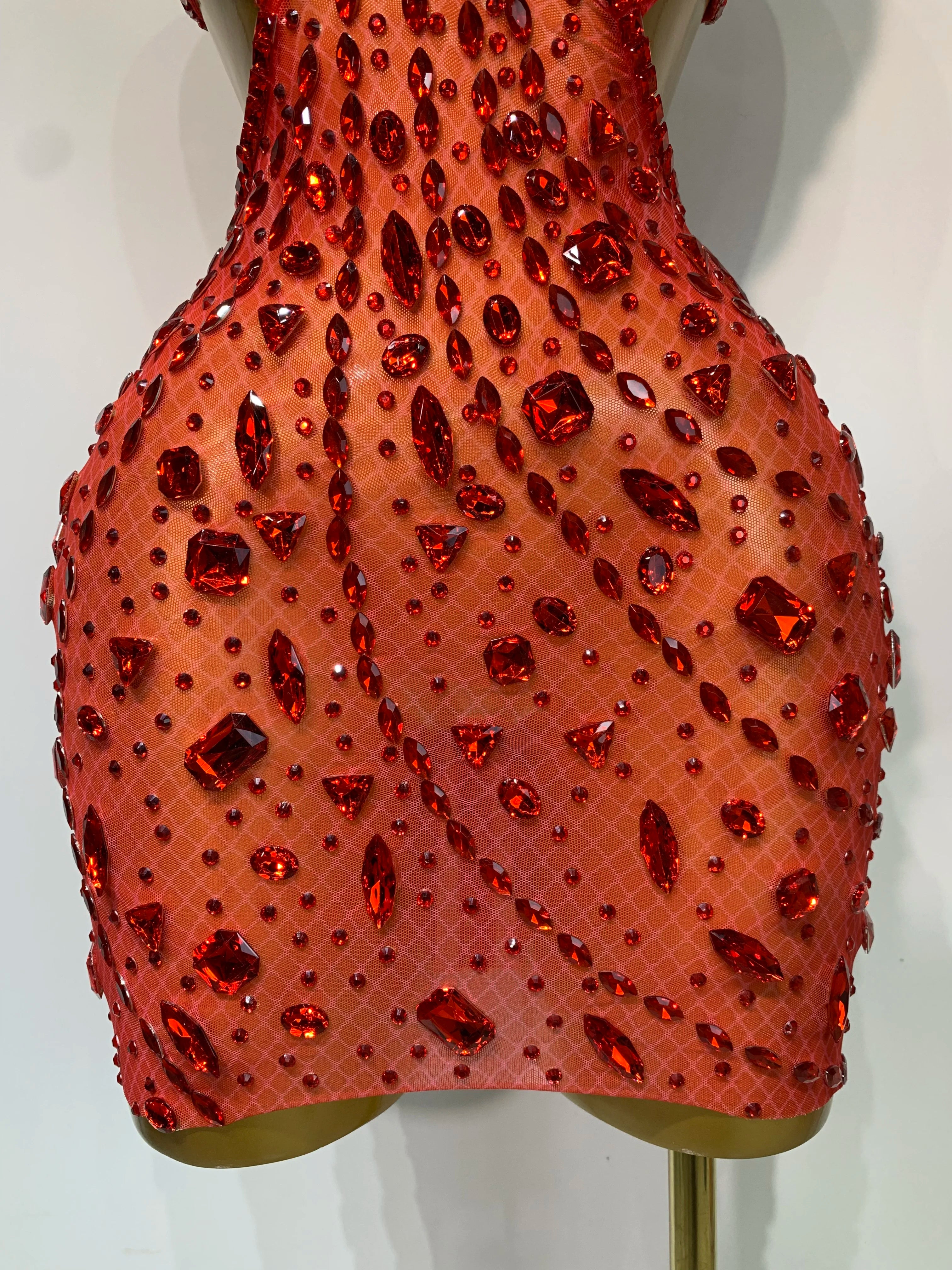 Women 2025 Sexy Backless See Through Sparkly Diamond Evening Prom Gown Luxury Birthday Celebrate Stage Nightclub Hotwife Outfit