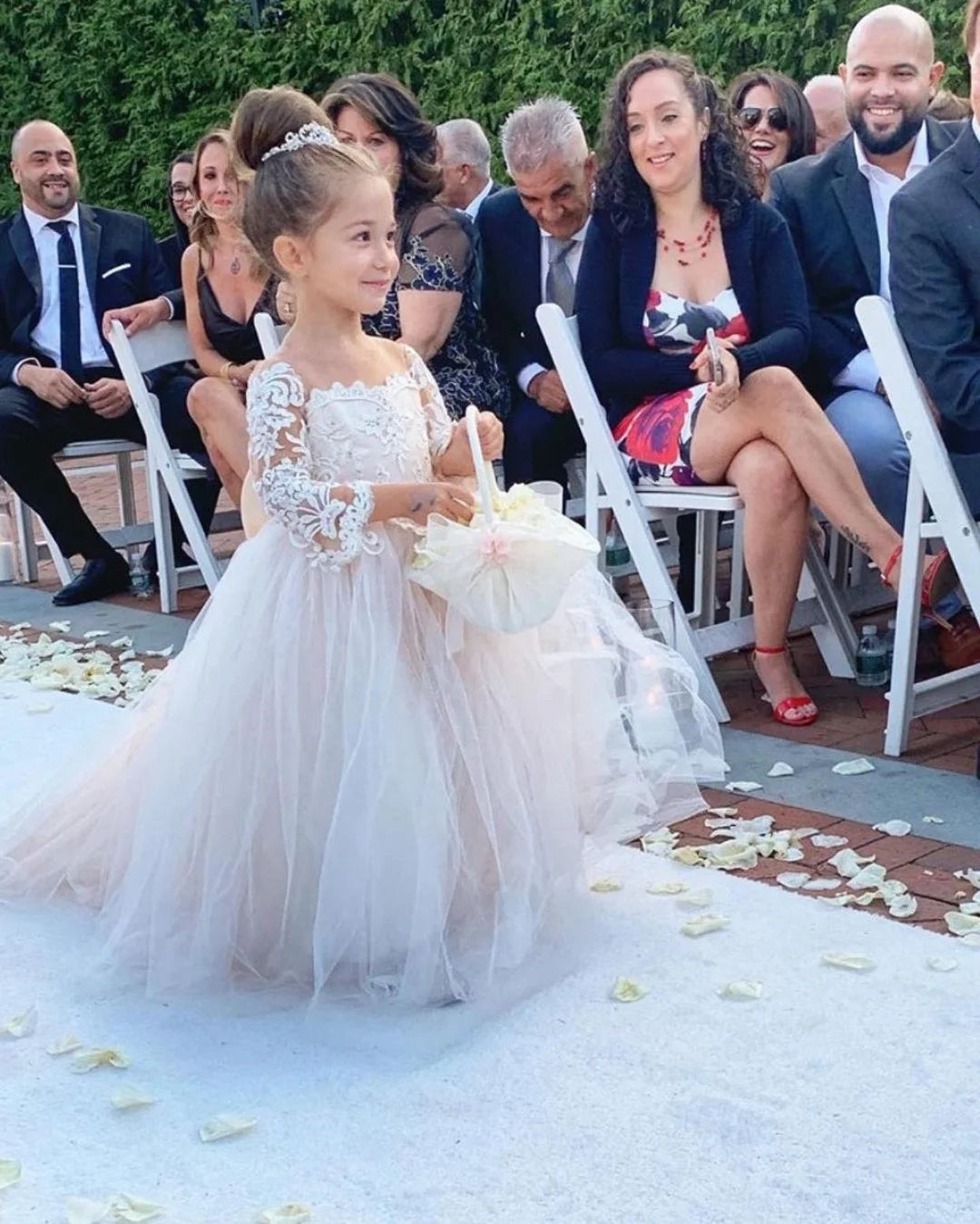 2-14 Years Lace Tulle Flower Girls Dress Princess for Kid Child Wedding Party Junior bridesmaid Maxi Ball Gown Evening
