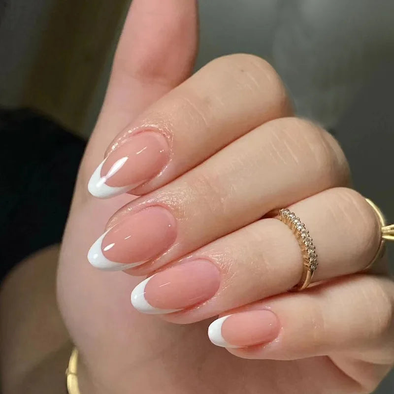 Unhas postiças simples vermelho vinho com cola, comprimento médio, amêndoa, unhas postiças, vestíveis, cabeça redonda, oval, cobertura total