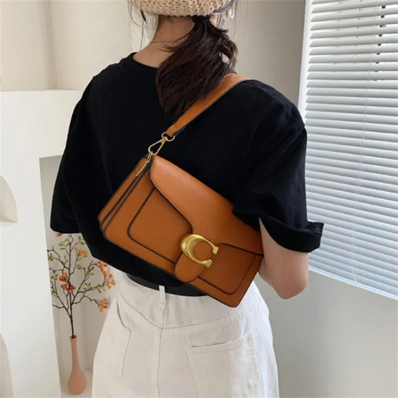 Underarm Handbag Light Luxury Designer Handbag Fashion Simple Solid Color Retro Shoulder Bag Designer Tote Bag for Women Purse