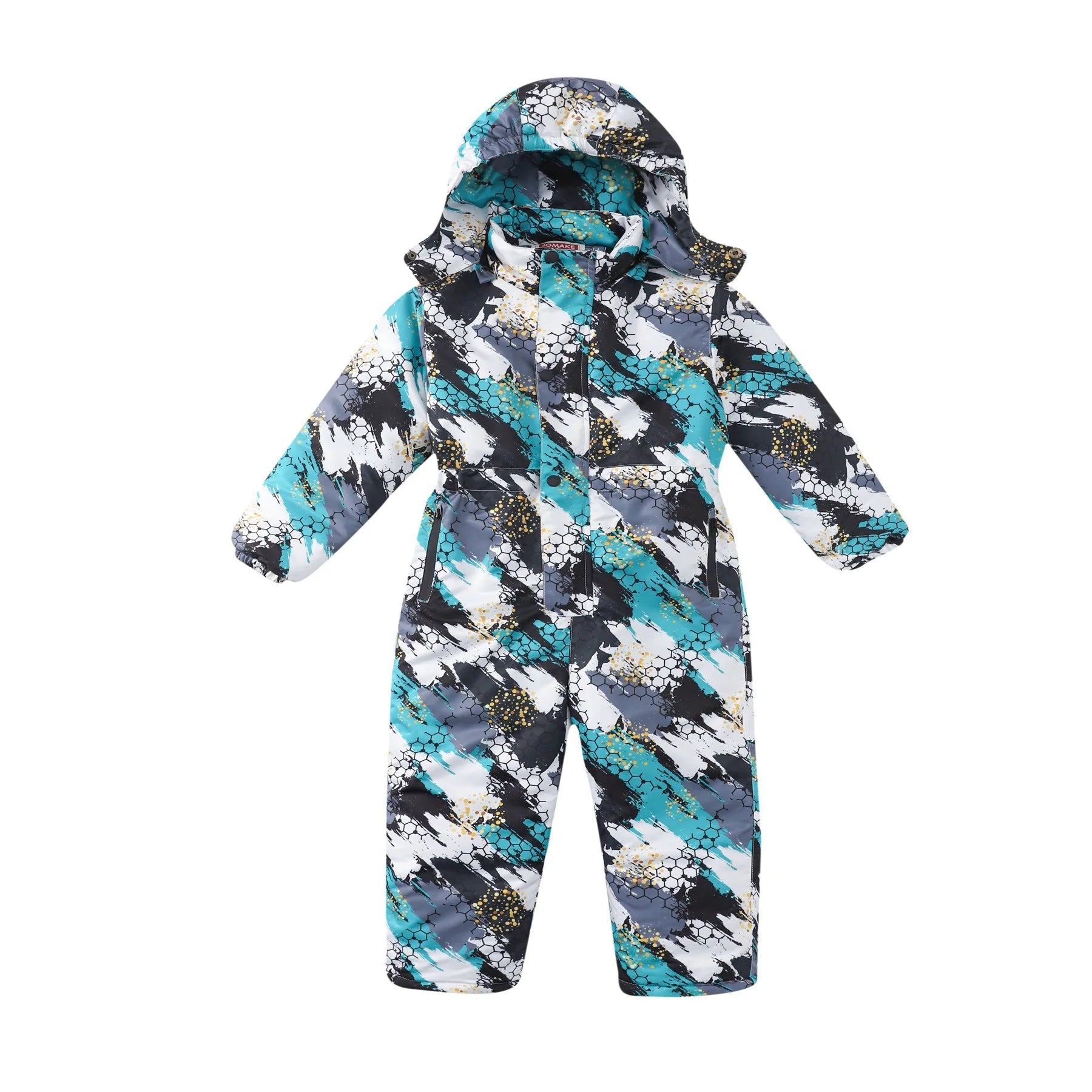 Boys&Girls Winter Outdoor Ski Suit Cartoon Warm Jumpsuit Thickened Waterproof and Snowproof Kids Clothes Toddler Girl Clothes 3183-4