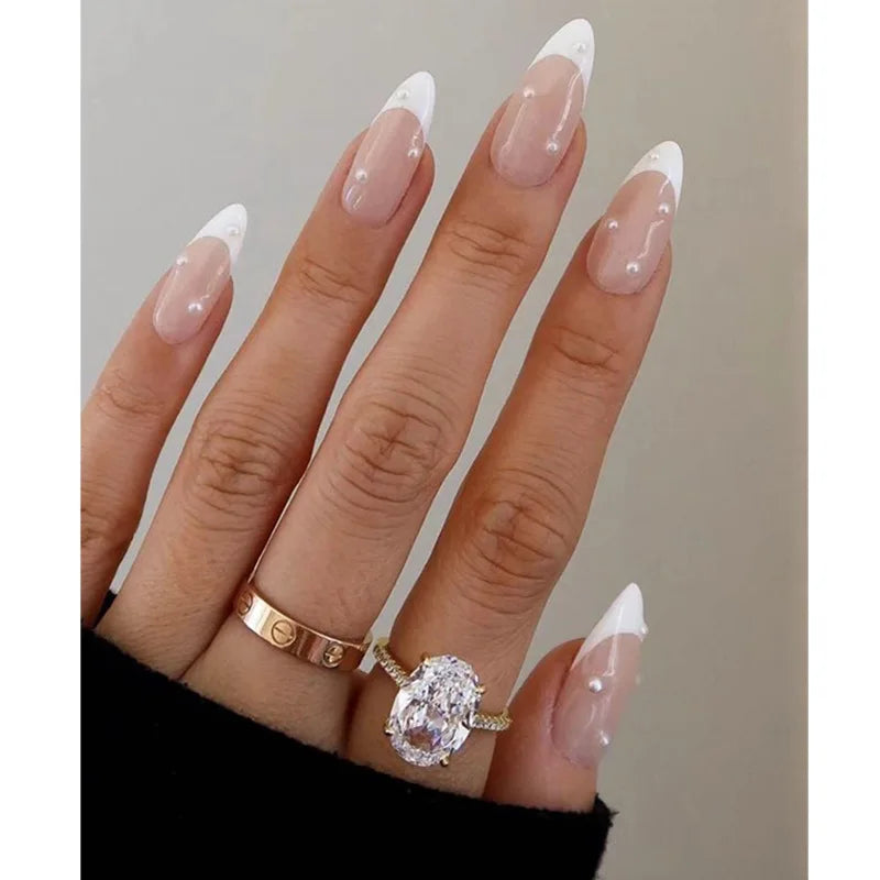 Unhas postiças simples vermelho vinho com cola, comprimento médio, amêndoa, unhas postiças, vestíveis, cabeça redonda, oval, cobertura total