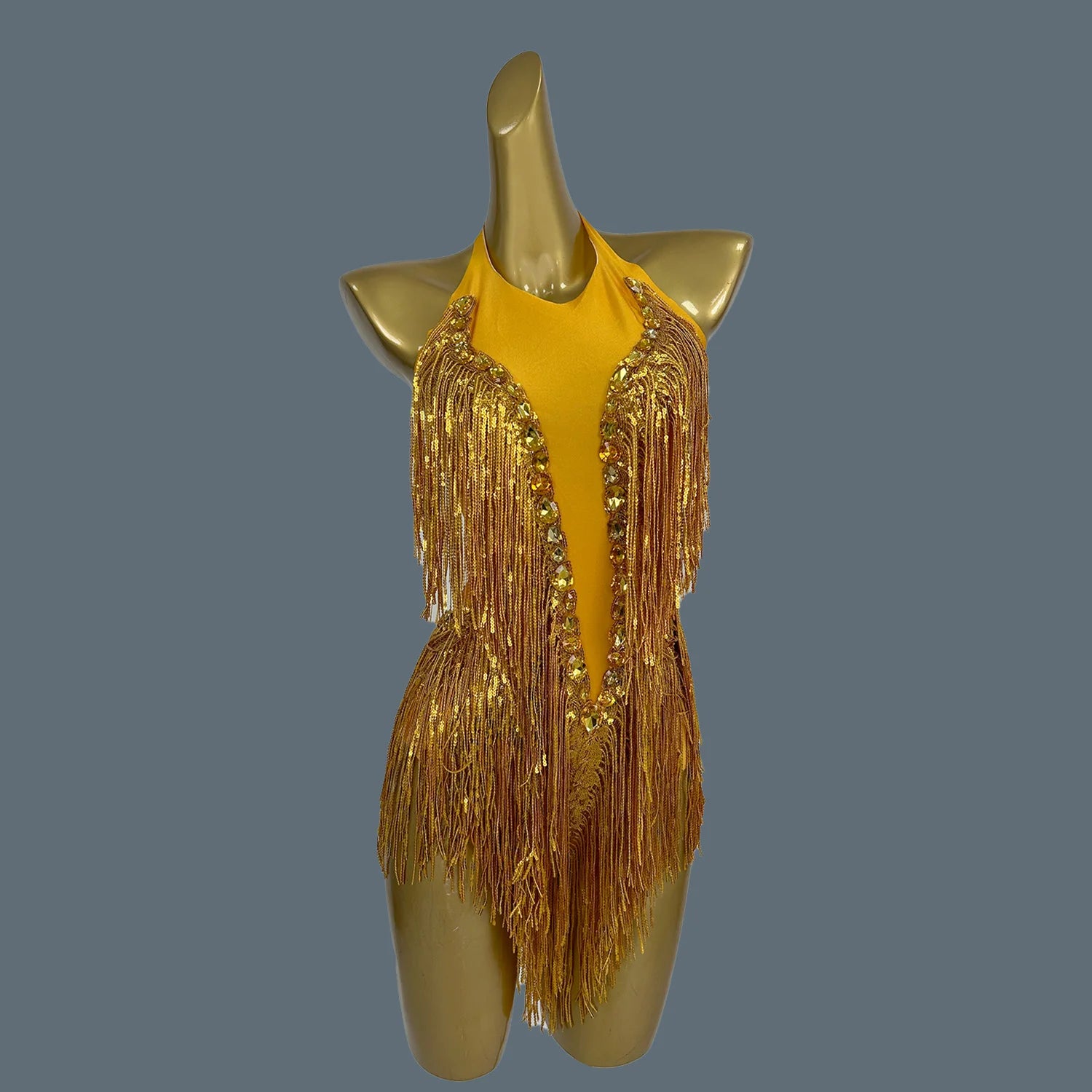 Sparkly Women White Tassel Leotard Sexy Pearls Sequins Fringes Bodysuit Club Performance Wear Party Stage Dance Costumes Shuye