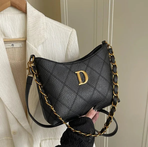 Fashion Casual Women's Bags, Large-capacity Commuter Versatile Oblique Straddle Bags, Fashionable Luxury Handbags