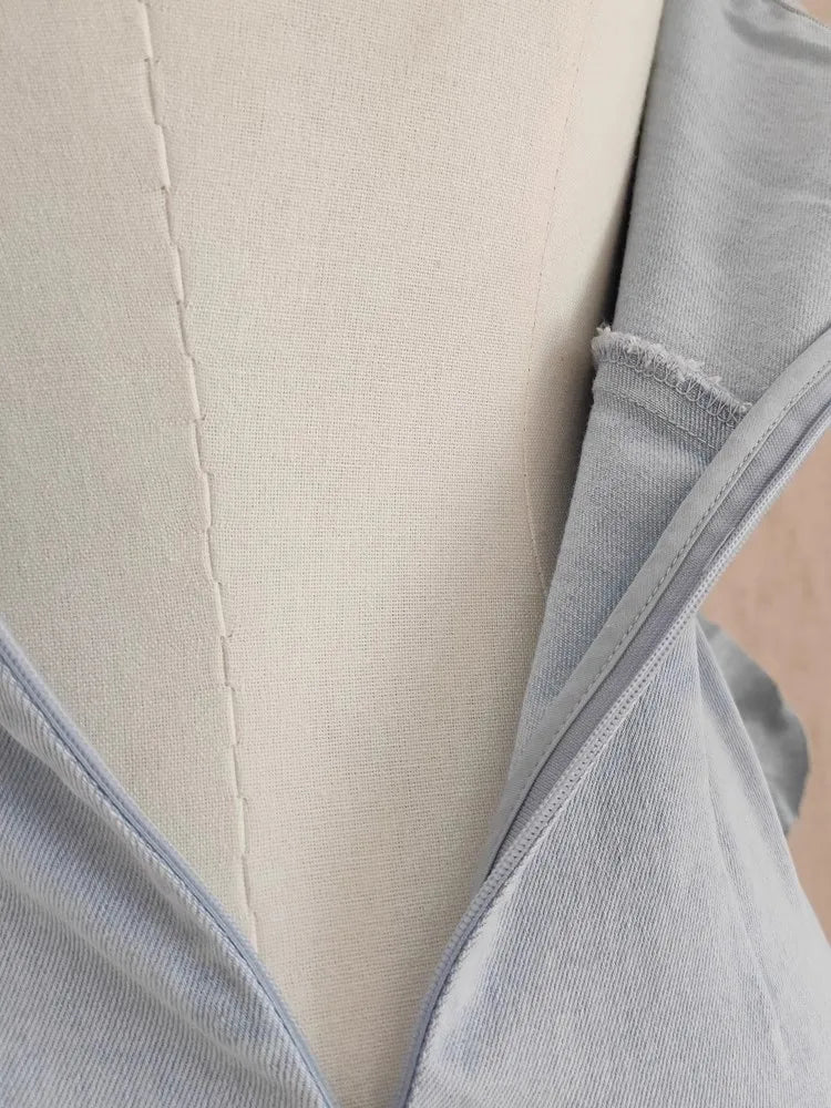 French Elegant Solid 3D Appliques Flower Patchwork Slimming Dress For Women Slash Neck Sleeveless Tunic Vestidos Female Clothing