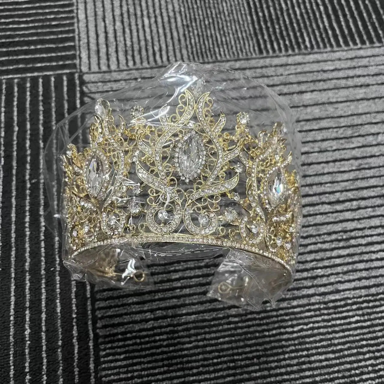 Green Bridal Crown Princess Tiara Headband Costume Party Accessories for Birthday Emerald Wedding Tiara for Women Gold Tiaras