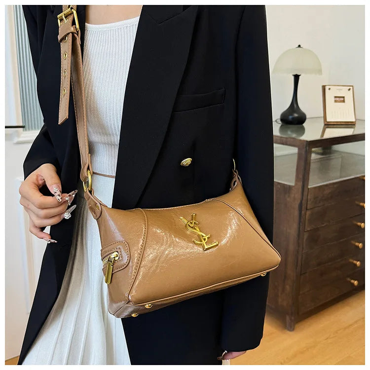 Elegant Shoulder Bag for Work 2025 - Sophisticated Crossbody Purse for Women, Versatile Office Commute Bag, New Arrival