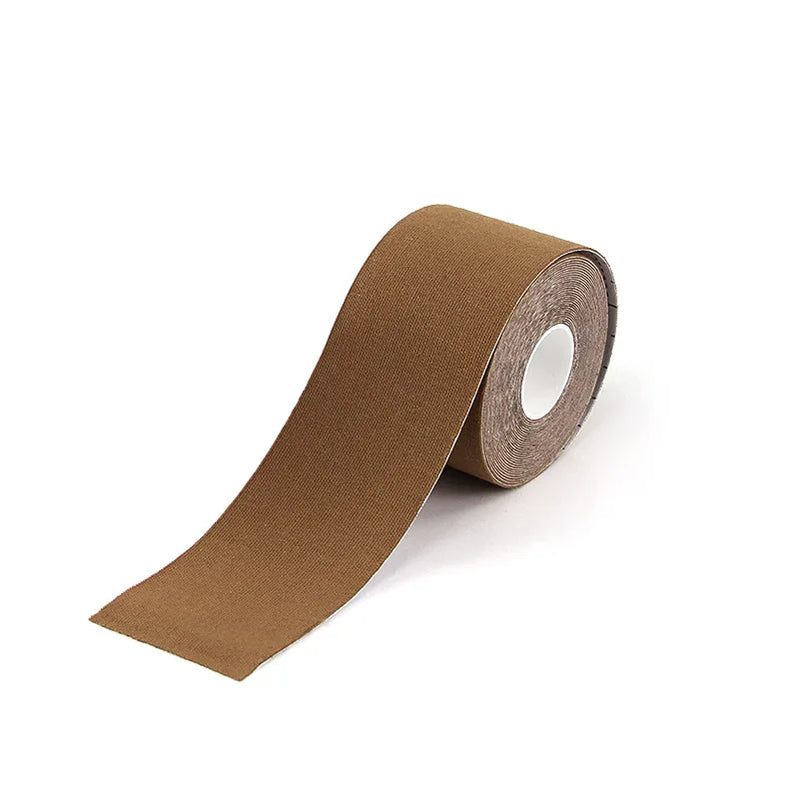 5 Size Kinesiology Tape Medical Athletic Elastoplast Sport Recovery Strapping Gym Waterproof Tennis Muscle Pain Relief Bandage Brown