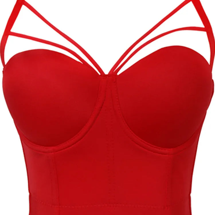 5 Colors Women Sexy Designer Summer V Neck Nude Black White Red Pink Cotton Camisole Tops Ladies Camis Crop Tops