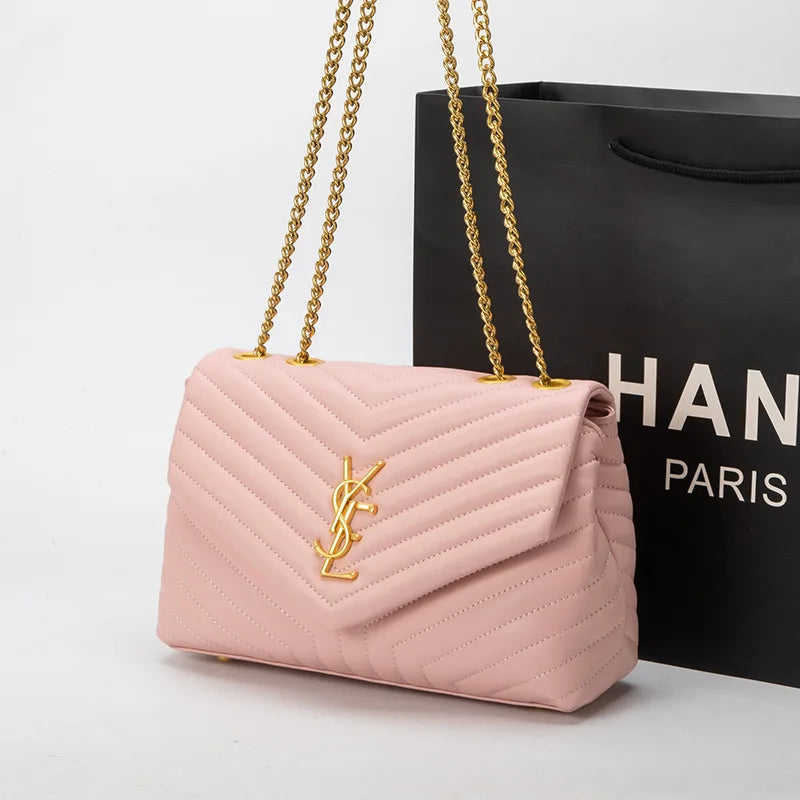 Women's bag 2025 wear women's bag chain bag classic versatile fashion messenger shoulder handbag tide