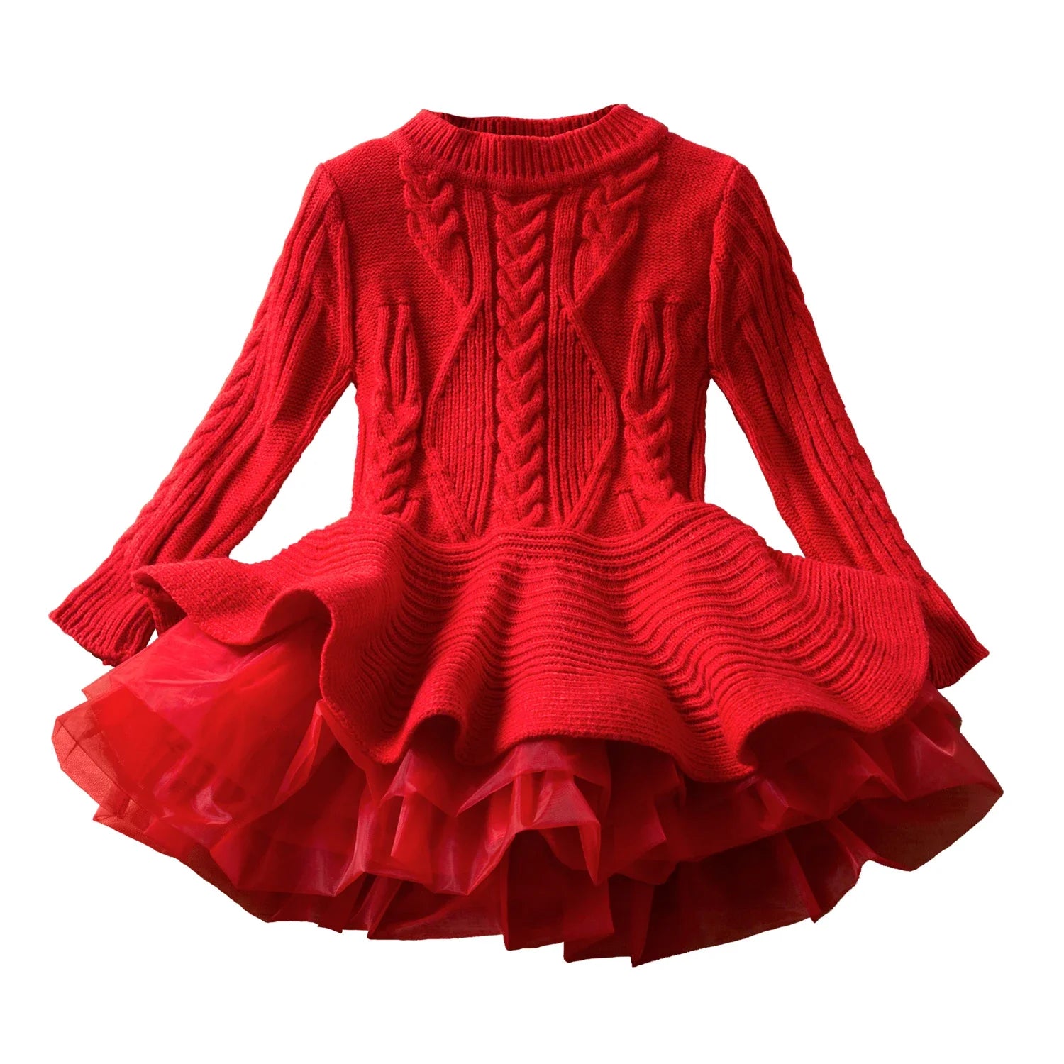 Girls Knitted Dress New Year Autumn Winter Clothes Reindeer Kids Dress For Girls Princess Costume Warm Christmas Dresses 3 8T