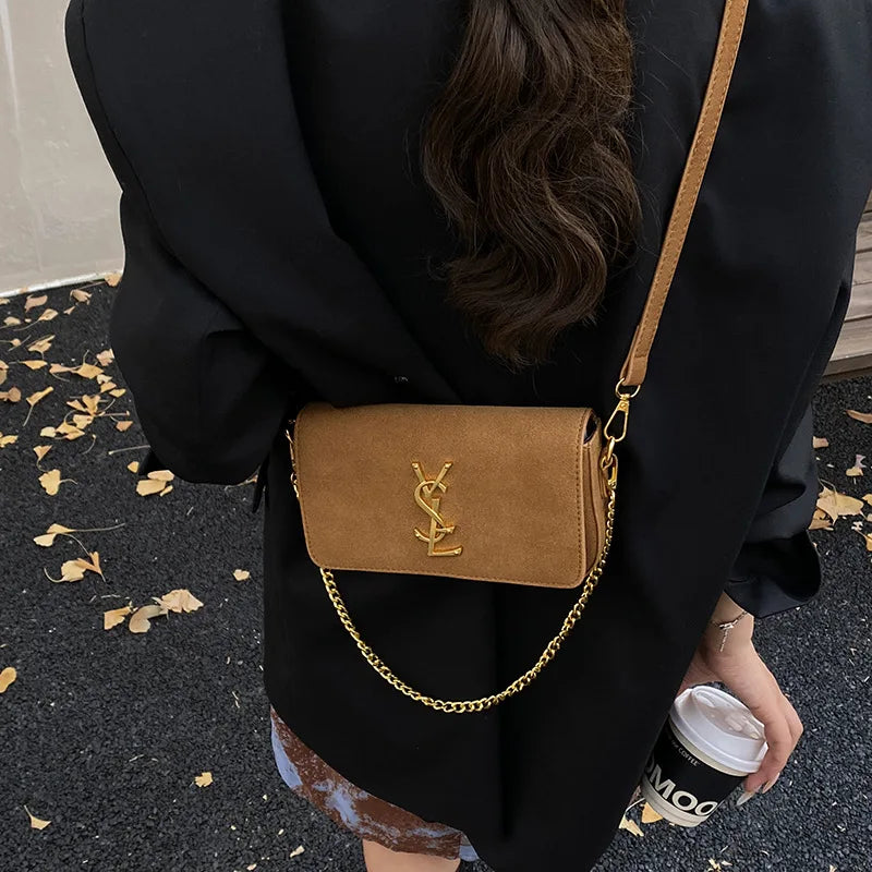 Must-Have Fall Winter Square Bag, Premium Underarm Purse for Women, Chic Shoulder & Crossbody Bag, Elegant Small Handbag