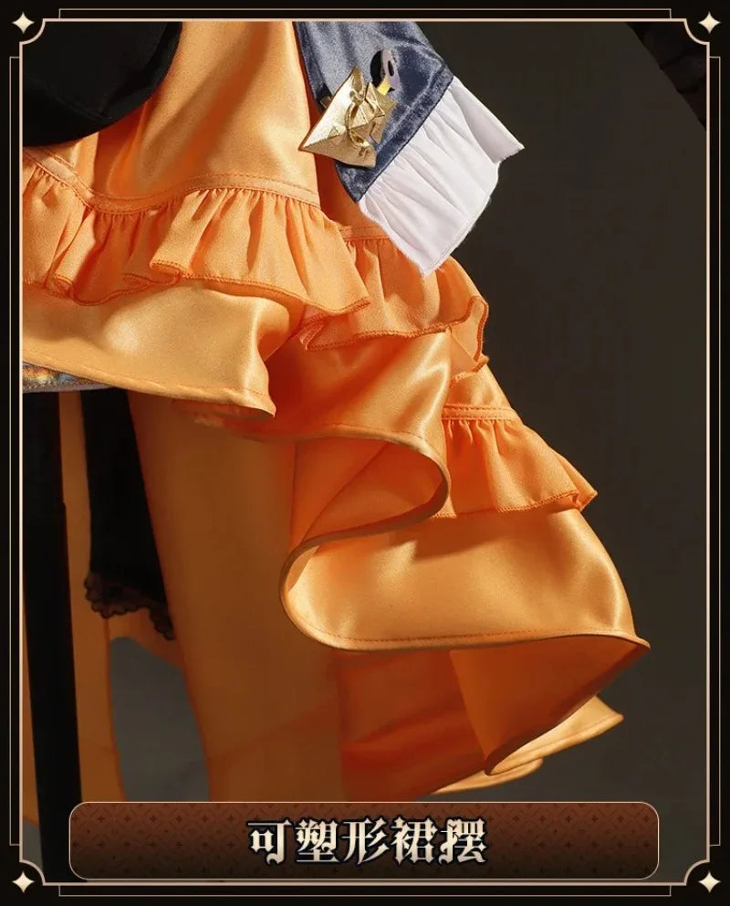 Navia Genshin Impact Cosplay Costume Wig Dress Uniform Fontaine Spina Di Rosula Hat Clorinde Halloween Costumes for Women