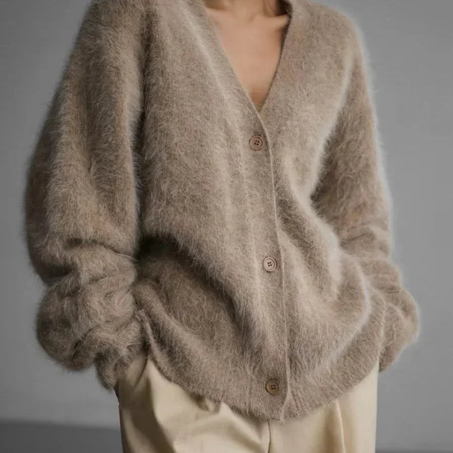 Autumn Elegant Long Sleeve Sweater Women New Single-Breasted Female Casual Cardigan Soft Flexible Knitted Outwear Winter