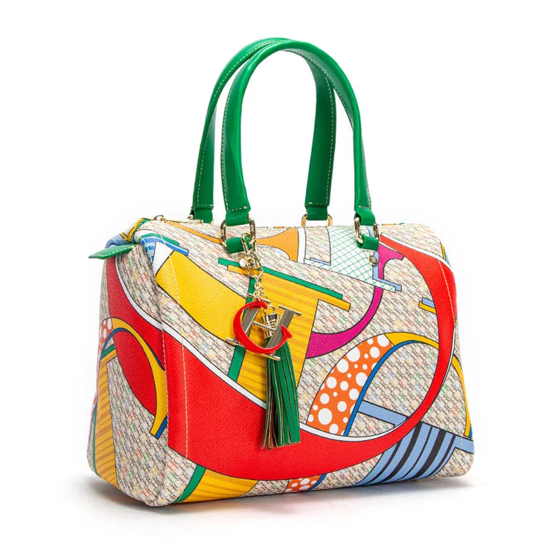 CH Fashionable and Luxury Design Spring 2024 New Women's Handbag Jacquard Colorful Women's Commuting Crossbody Bag style8
