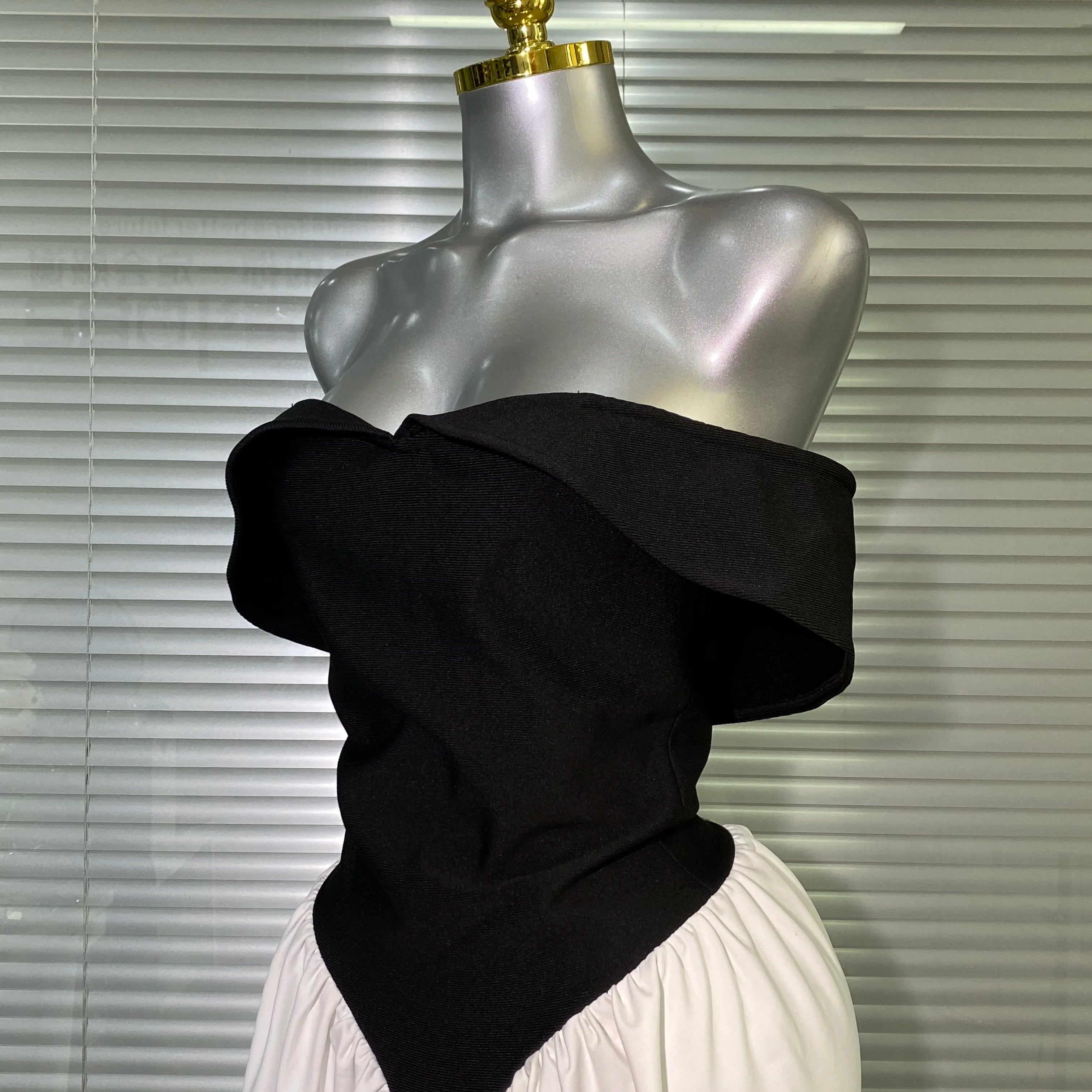 Brand New 2025 Women Sexy Off Shoulder Bandage Bodycon Maxi Dress Flower Evening Party Dress Vestido