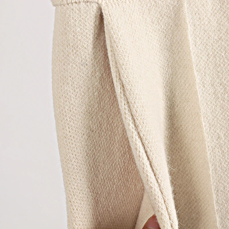 GIGOGOU Two Piece Women Autumn Winter Sweater TrackSuit OverSized Harem Pant Suits Lady Casual Warm Knitted Set