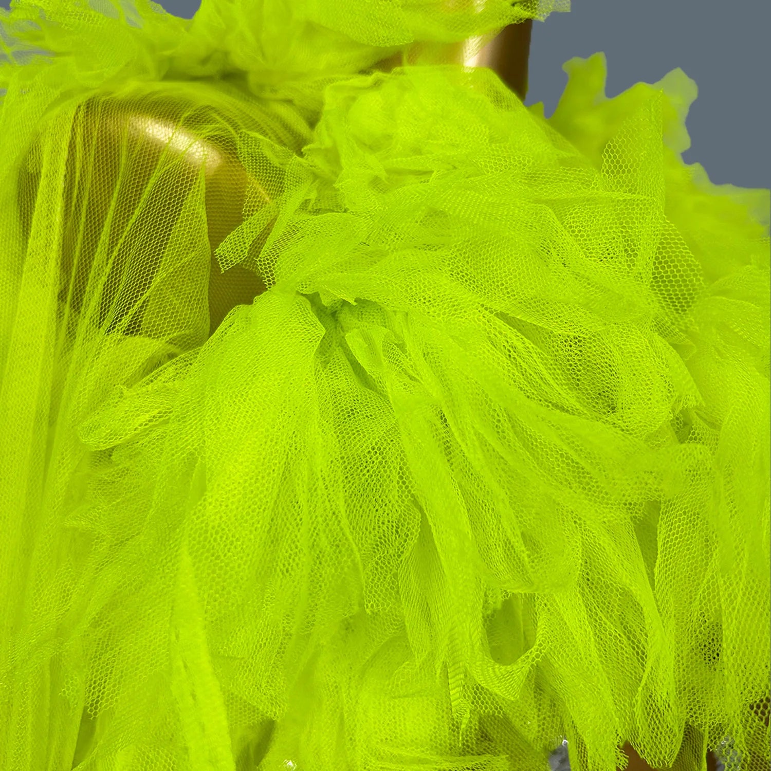 Women's Tulle Asymmetrical Dress Prom Sheer Mesh Mini Dress Bodycon Club Stage Performance Wear Birthday Prom Hot Design Xinshen