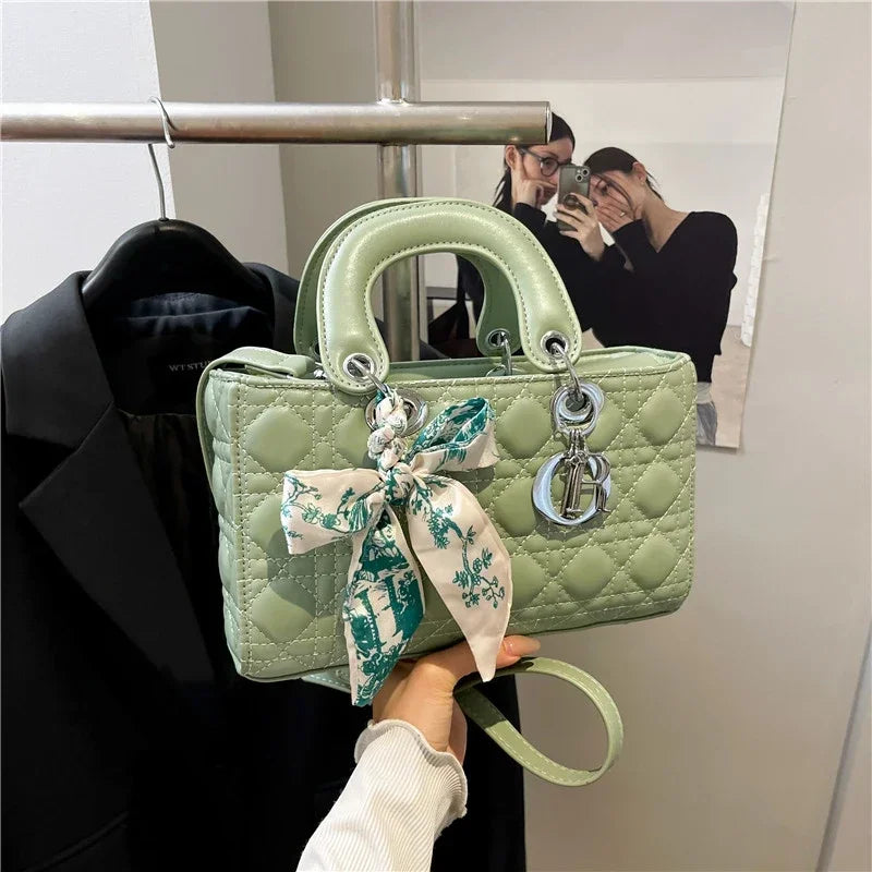 Fashion Women's Leather Classic Crossbody Handbag Elegant Designer Luxury Shoulder Tote Bag For Daily Looks