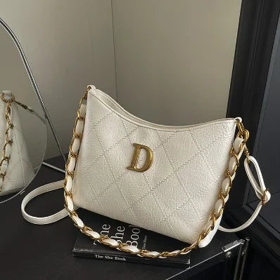 Fashion Casual Women's Bags, Large-capacity Commuter Versatile Oblique Straddle Bags, Fashionable Luxury Handbags