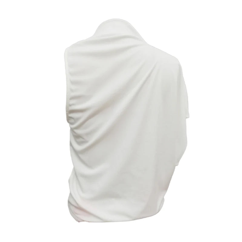 Freeacy Female T-shirt Summer New Stylish Eyes Printed Sleeveless Asymmetrical Tops Women s Daily Casual Streetwaer Shirt