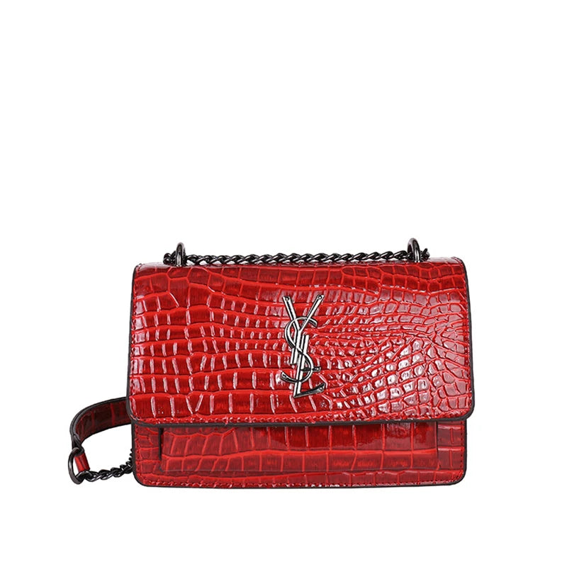 Fashion Women's Elegant Leather Shoulder Bag Luxury Handbag Classic Crossbody Tote For Stylish Ladies Look