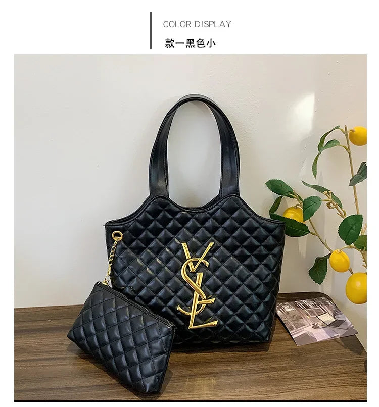 Must-Have 2025! Korean Spring/Summer Padded Shoulder Bag - Quilted Stitch, Popular Insert & Spacious Euro-American Style