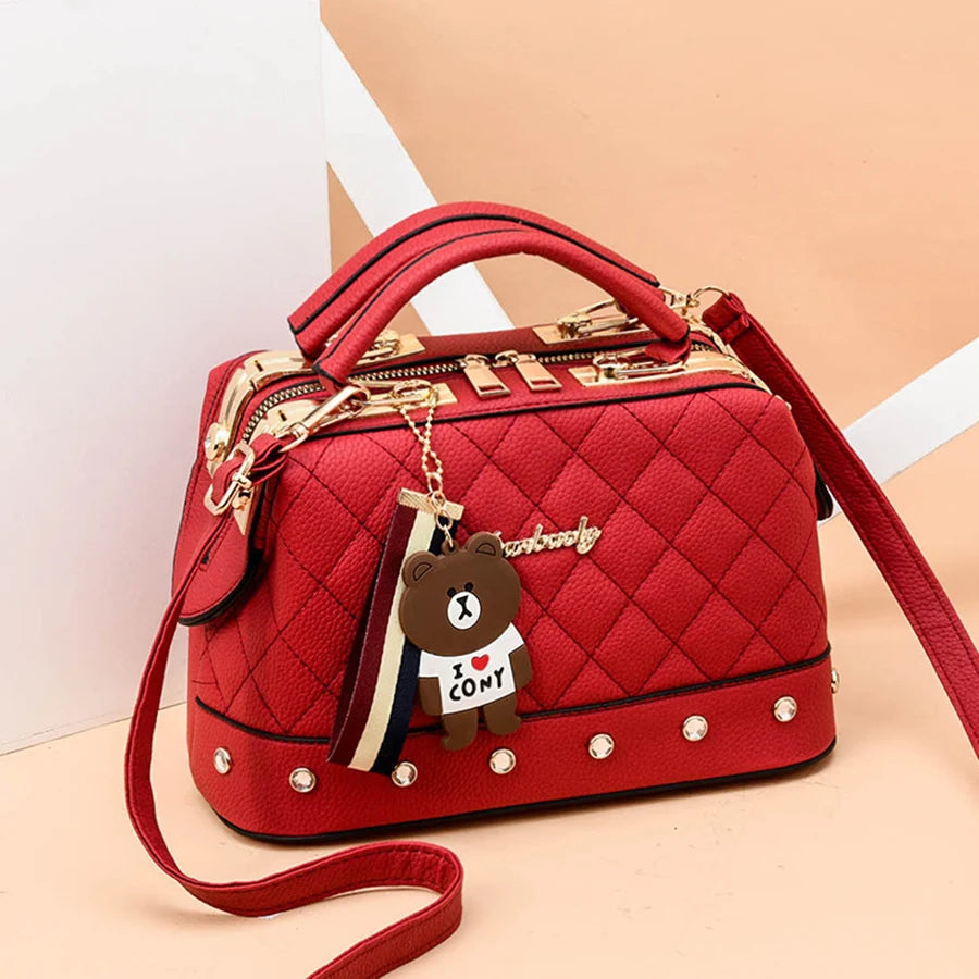 Ladies Handbags Bags Waterproof Shoulder Designer Luxury Crossbody Women Handbags CLK-W577red