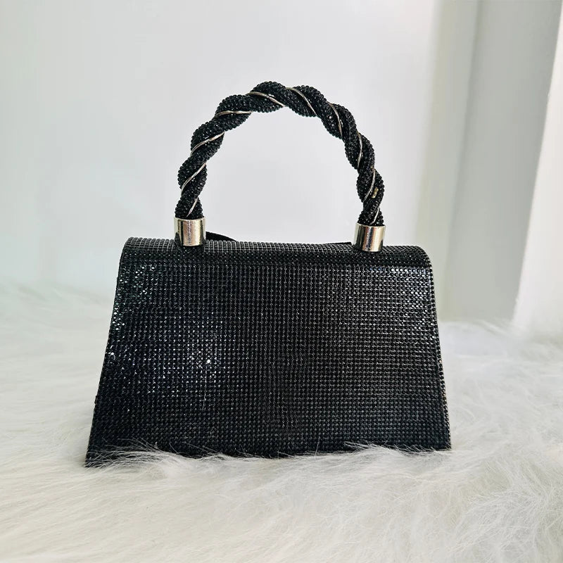Bow Bag Purse For Womens Luxury Designer Handbag Elegant And Versatile Evening Party Bags Purse For Womens Luxury Rhinestone Bag