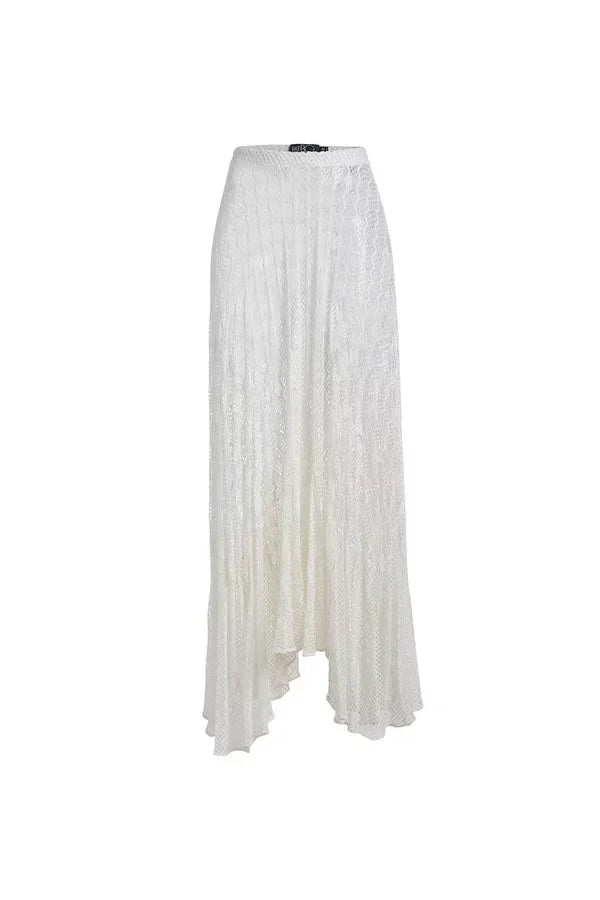 2023 Swimwear Women's V-Neck Mesh Long Sleeve Swimsuit Sexy Stitching Hollow Out Bikini Luxury Beachwear Sexy Bathing Suit Silver