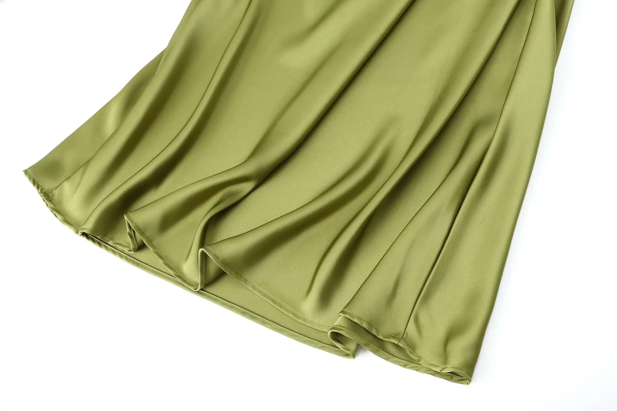 TRAFZA Elegant Woman Chic Vintage Backless Folds Side Zipper Long Dress Women Asymmetrical Sleeveless Solid Evening Dress