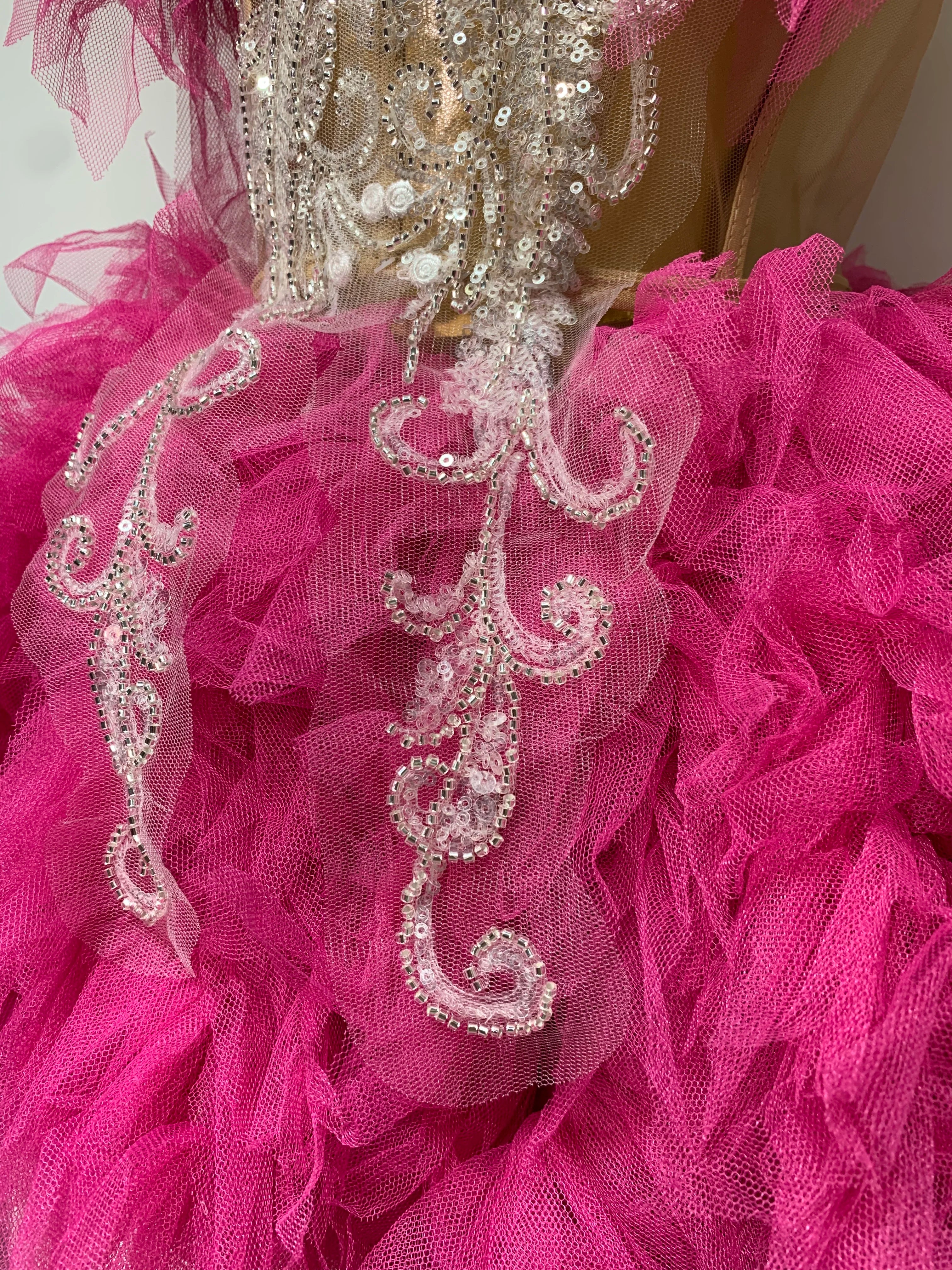 Women Sexy Strapless Mini Two Pieces Set Luxury Birthday Evening Party Dress Bar Nightclub Singer Dancer Stage Outfit