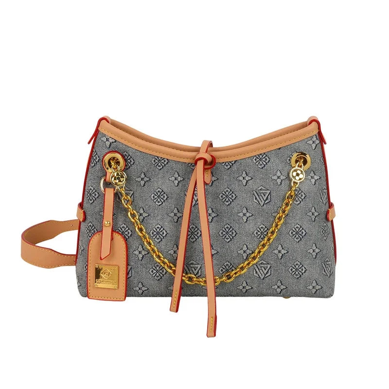 Stylish Leather Tote Bag For Women, Crossbody Shoulder Messenger Handbag By Famous Designer, Luxury Classic Choice