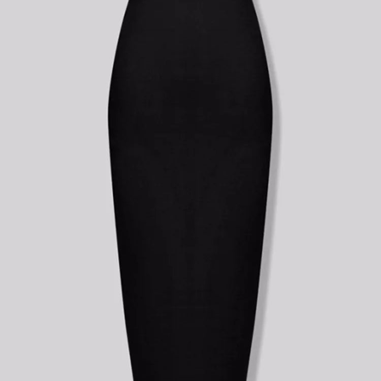 Women Candy Color Sexy Neon Green Pink Orange Yellow Pink Midi Knee Length Bandage Skirt Designer Pencil Skirt Faldas 78cm