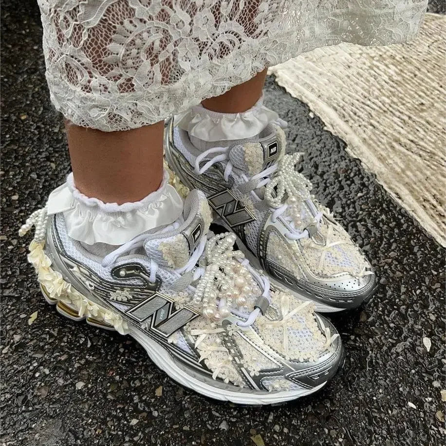 DSMTRC Woman Summer New A-Line Maxi Skirt High Waist Female Sexy Perspective White Lace Jacquard Vacation Beach Style Skirt