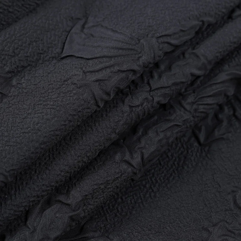 Goth Dark Tie Up Mall Gothic Elegant Women Dresses Grunge Aesthetic Jacquard A-Line Dress Emo Lace Trim Black Party Alt Clothes