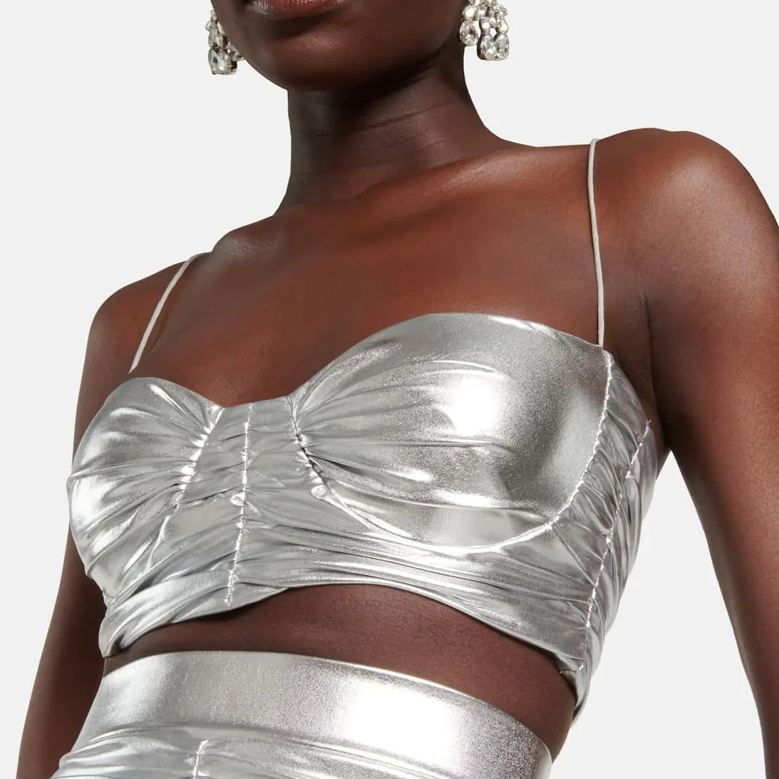 Fashion's Sexy Expose Waist Sliver Woman Sets Short Tank And Mini Skirt 2 Piece Young Lady High Street Wear Nightclub Outfit