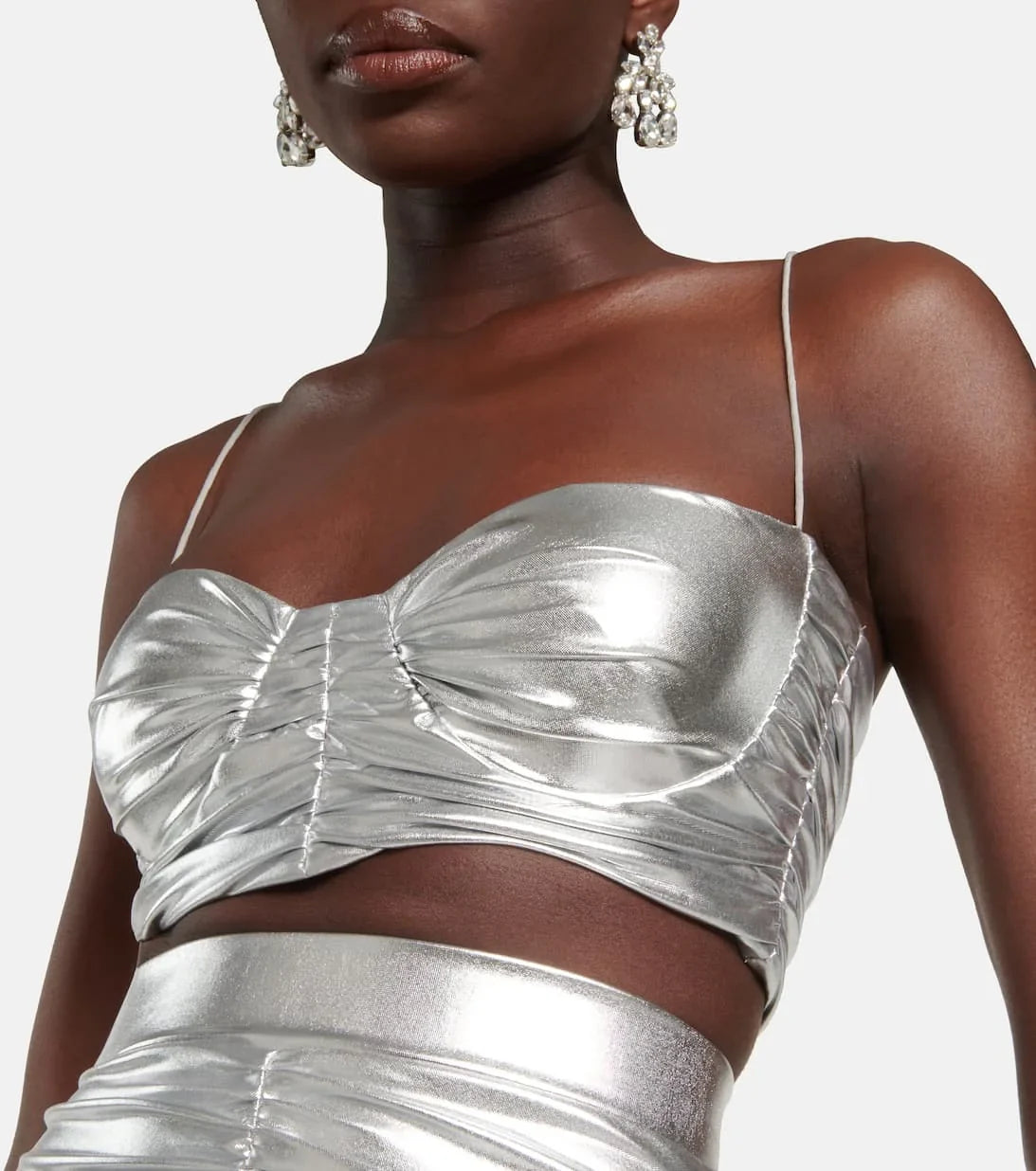 Fashion's Sexy Expose Waist Sliver Woman Sets Short Tank And Mini Skirt 2 Piece Young Lady High Street Wear Nightclub Outfit