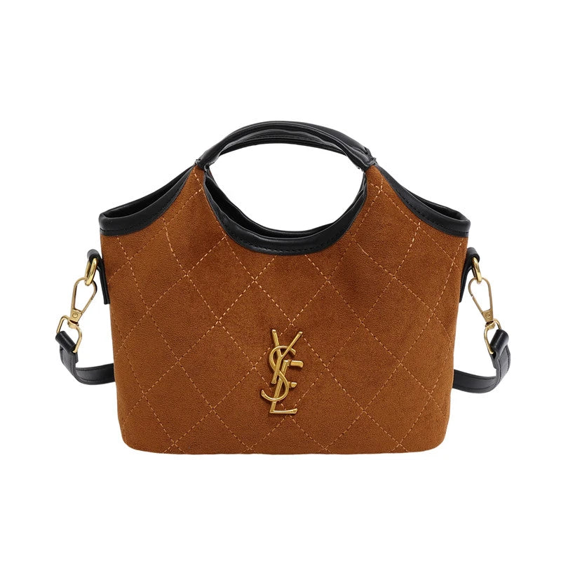 Parisian style design women's zipper shoulder bag elegant chain strap crossbody bag fashionable high-quality handbag