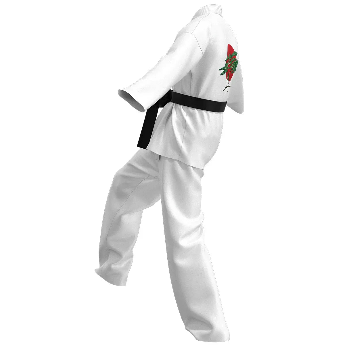 Karate Kids KOF Cobra Kai Cosplay Costume Kid Aldult Black White Kimono Uniform Headband Anime Halloween Party Suit Tracksuit