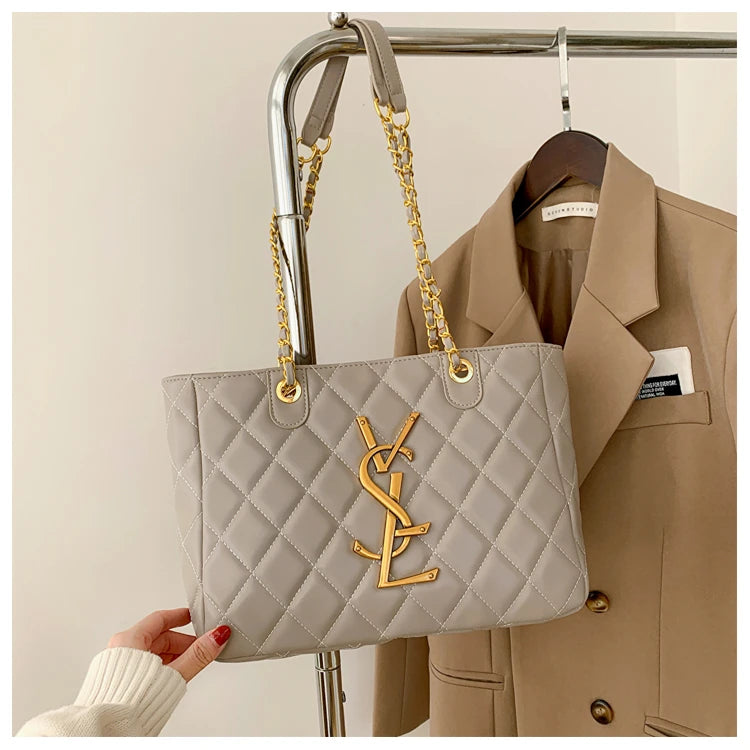 Elegant Women Designer Shoulder Bag Luxury Leather Crossbody Bag High End Tote Vintage Classic