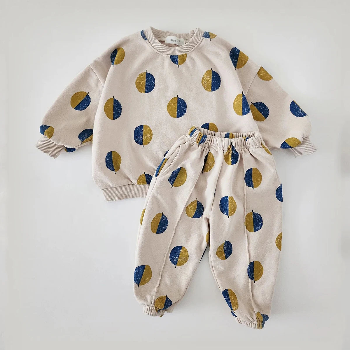Baby Boys Girls Sports Suit Kids Clothes Sets Balloon Print Sweatshirt +Pants Childrens Suit Set Casual Cotton Spring Autumn