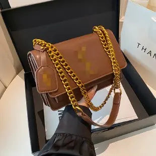 Large Capacity Crossbody Bag - Elegant Chain Strap Shoulder Bag, Spacious Work Commute Purse, Stylish Phone Bag for Women