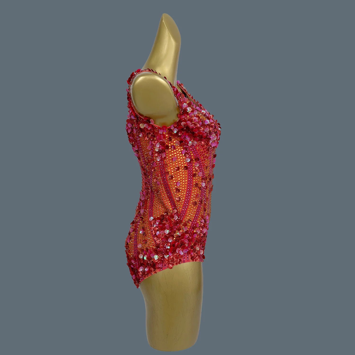 Fashion Celebrity Bodysuit High Street Sexy Sequins Diamonds Performance Women Outfit Luxury Dancer Singer Stage Costume Meimei