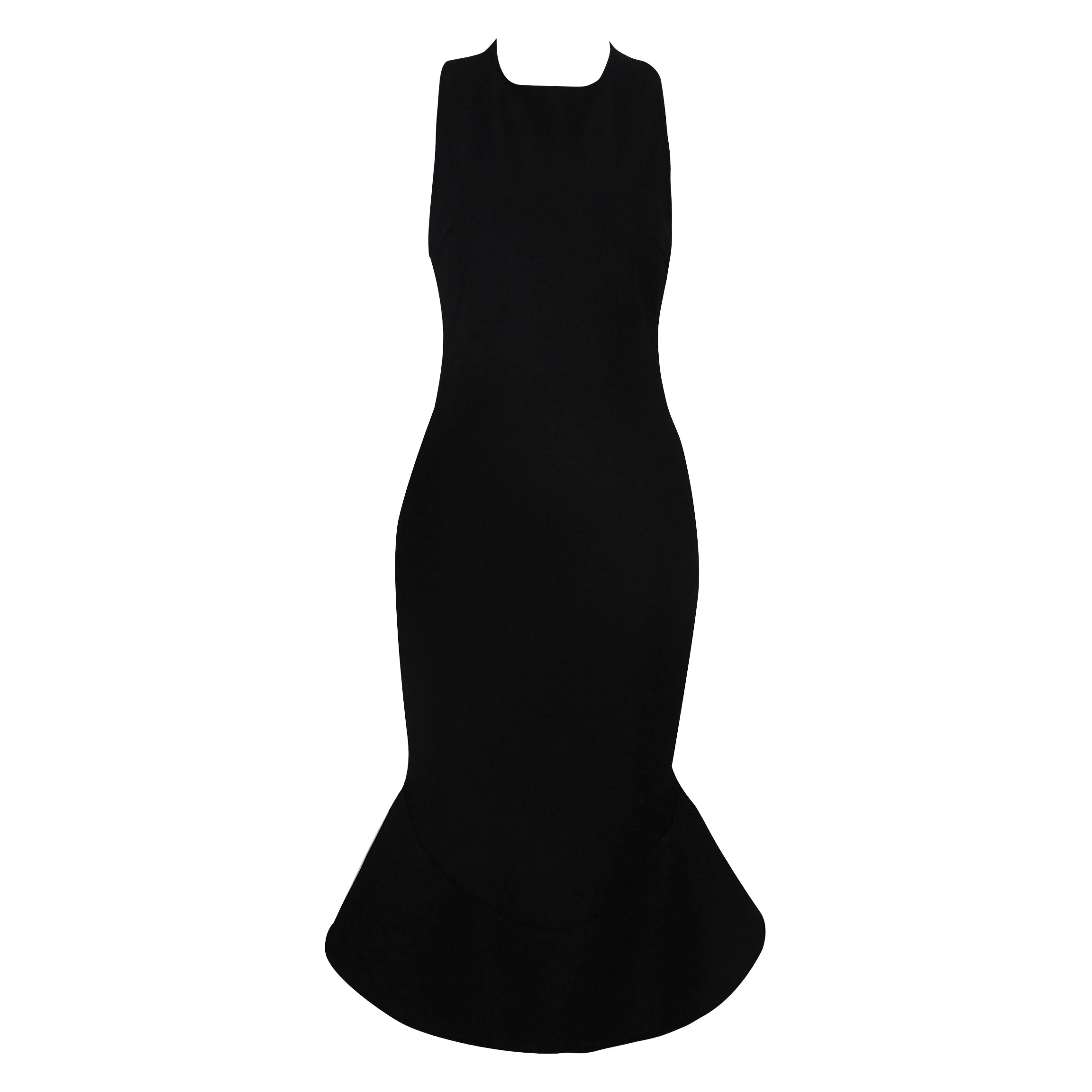 High Quality 2023 New Women Sexy Black Backless Ruffles Rayon Bandage Dress Elegant Club Party Dress Vestidos
