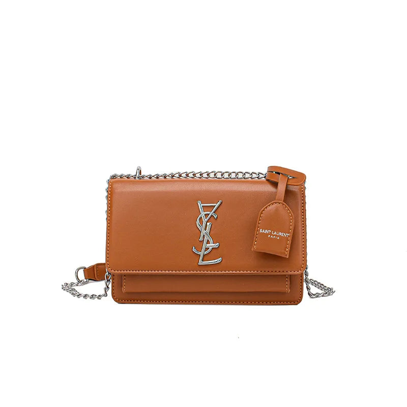 Women's New 2025 Design Sense Small Square Bag Korean Version Fashion Trend High Quality Single Shoulder Crossbody Bag Chain Bag