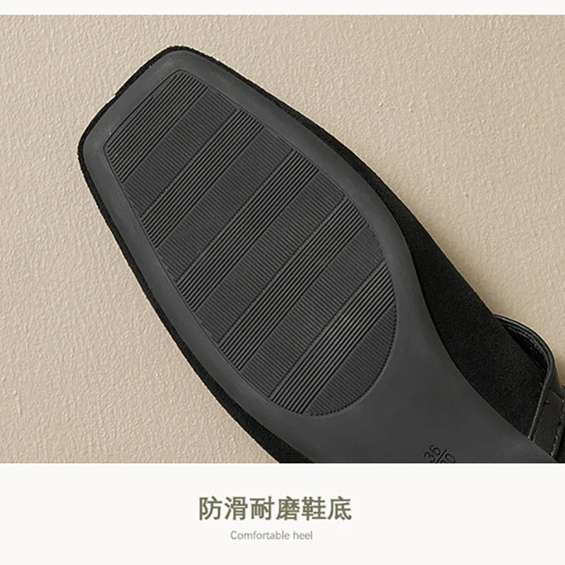 spring women's shoes Fashionable design Marie-Jane shoes Women's casual high heels and boat shoes Office and party wear