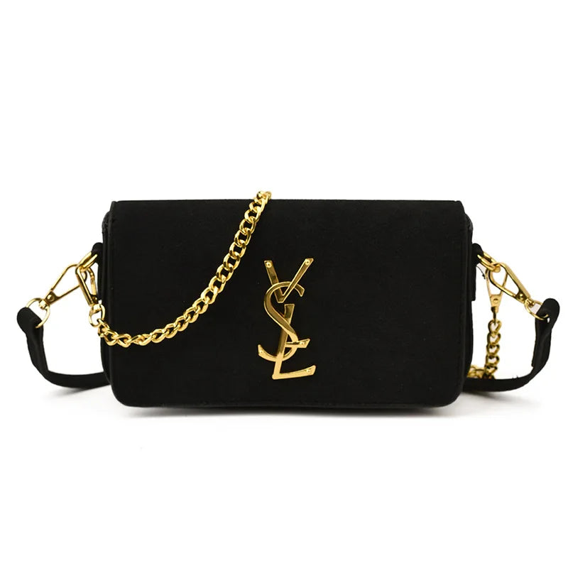 Autumn and Winter Retro Shoulder Armpit High Fashion Messenger Bag Simple Small Square Bag Paris Fashion Designer Women's Bag